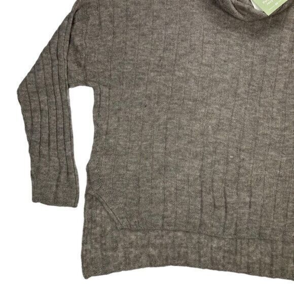 H&M Sweater Womens M Oversized Rib Knit Wool Turtleneck RomCom Modest Career New - Picture 5 of 16